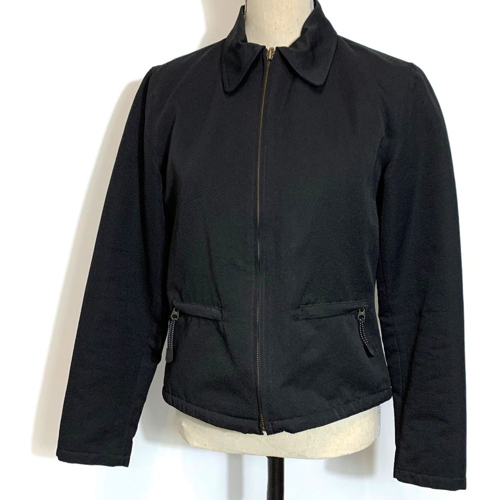 Gap Black Lightweight Full Zip Jacket Women’s Siz… - image 1